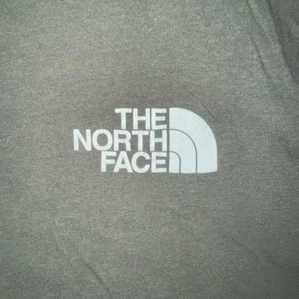 Mens XL The North Face T-Shirt Green Excellent Never Stop Exploring Graphic Tee